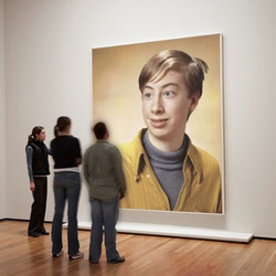 Photo effect - Art gallery. The meaning of picture