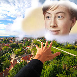 Photo effect - Catch the cloud