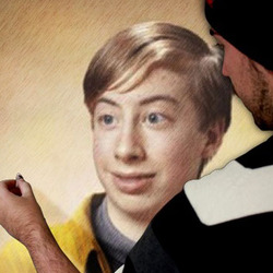 Photo effect - Image made by chalk