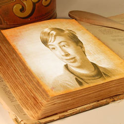 Photo effect - One page of the book