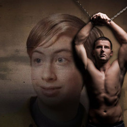 Photo effect - Strong man in chains