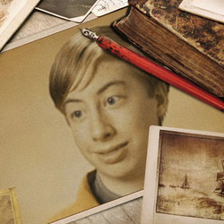 Photo effect - Old photos on the table