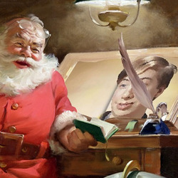 Photo effect - Page of Santa's book