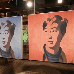 Photo effect - Images of urban gallery exhibition