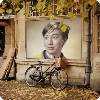Photo effect - Charming autumn in Cambridge
