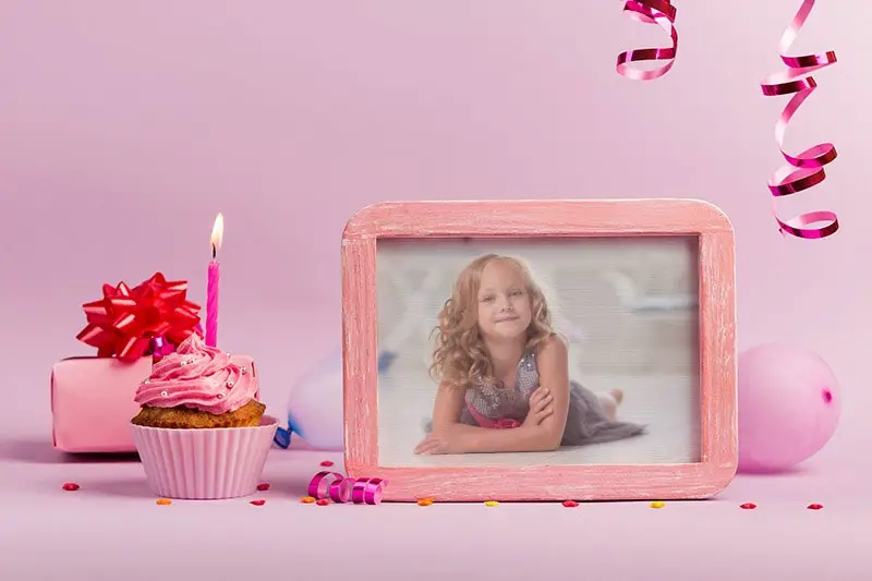 Photo effect - Birthday party photo