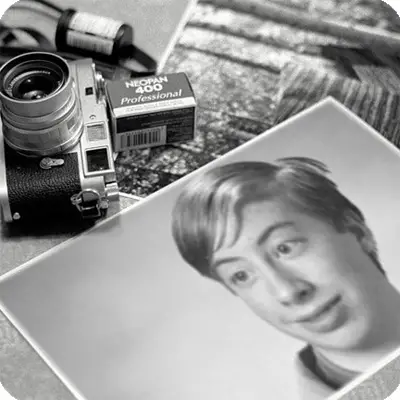 Photo effect - Reality of the black-white photo