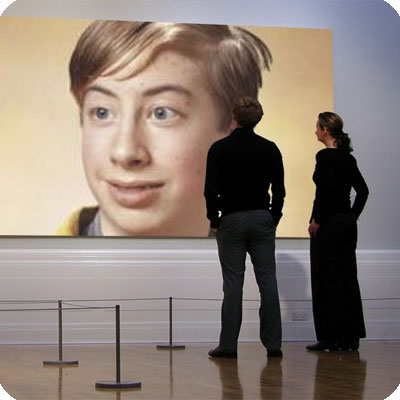 Photo effect - Contemplating the high art