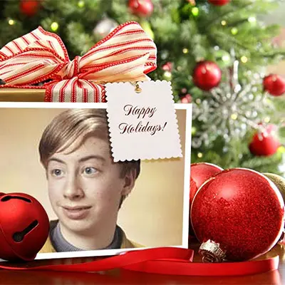 Photo effect - Happy New Year holidays