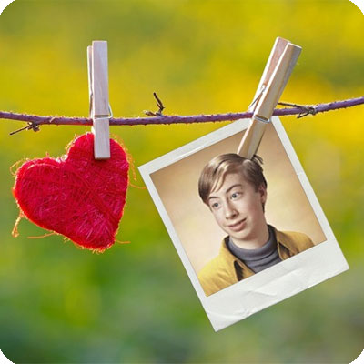 Photo effect - I love you more and more
