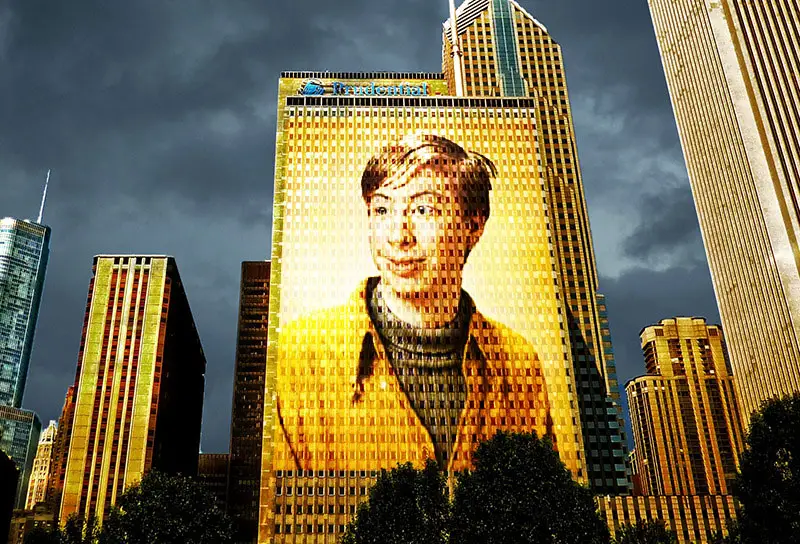 Photo effect - In Chicago before the thunderstorm