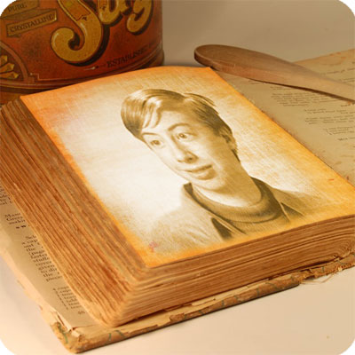 Photo effect - One page of the book