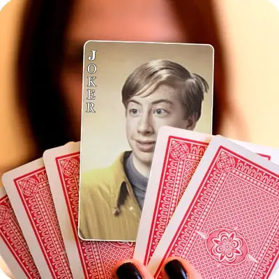 Photo effect - You are Joker in the deck