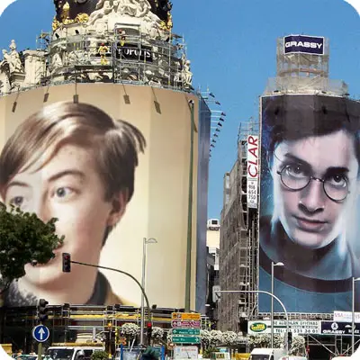 Photo effect - Neighbour by ads with Harry Potter