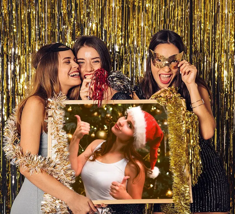 Photo effect - New Year party