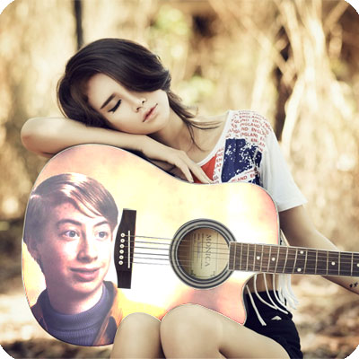 Photo effect - Romantic song of the romantic girl