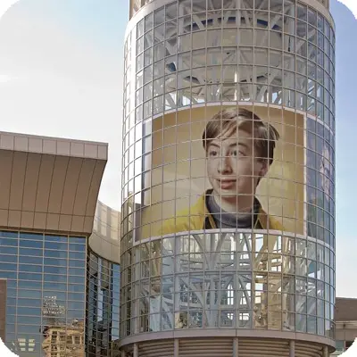 Photo effect - Advertisement on Salt Palace