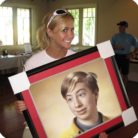 Photo effect - Cute blondie likes you