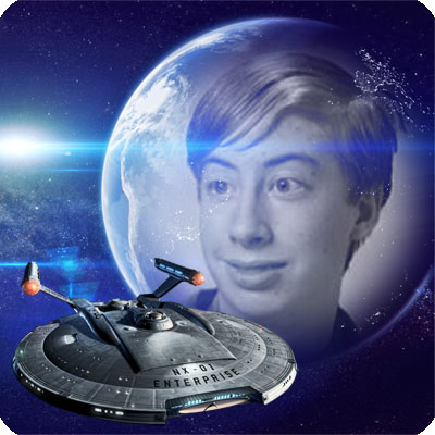 Photo effect - Starship enterprise is ready for mission